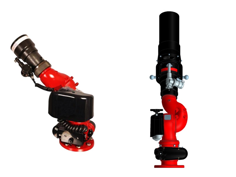 Fire cannons for electric vehicles 