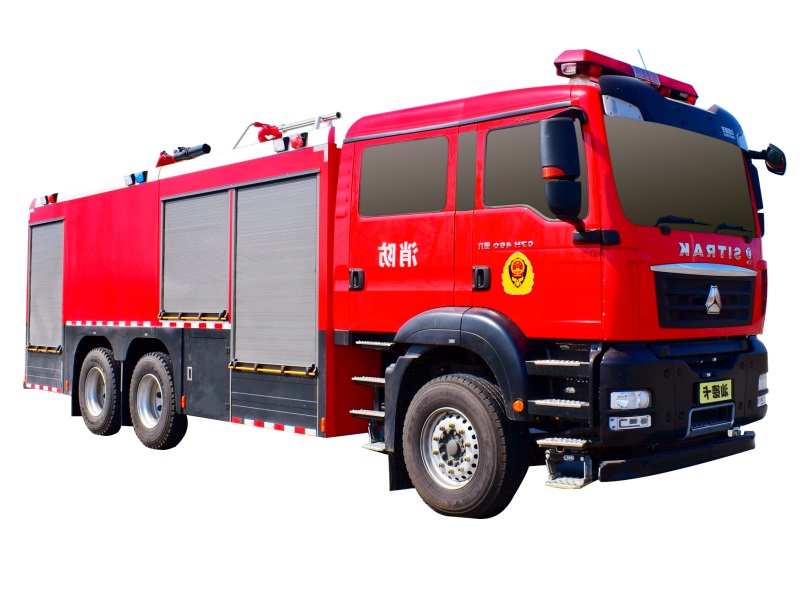 SITRAK  12t Dry powder foam combined fire truck
