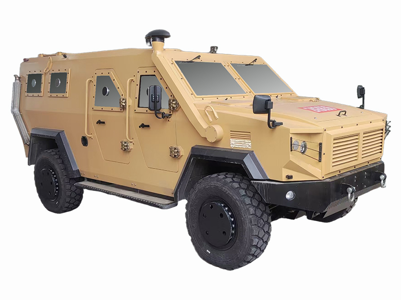Four wheel drive armored personnel carrier 